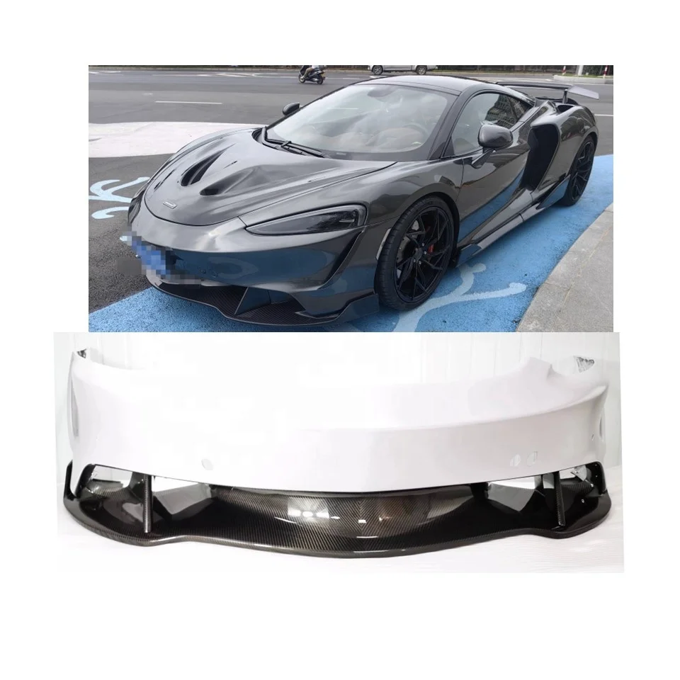 Mclaren GT OEM Custom Design Dry Carbon Fiber Body Kit Front Bumper  For Mclaren GT Engine Hoods Bonnet Cover