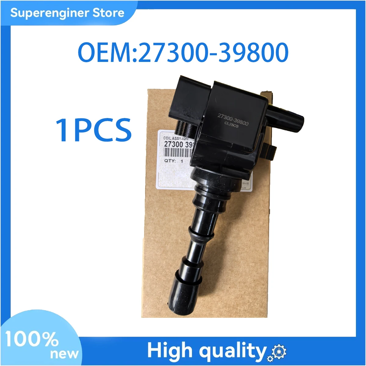 

1 шт. 27300-39800 катушка зажигания для Hyundai Terracan Kia Sorento 3,5 л 2003-2006 гг. 2730039800