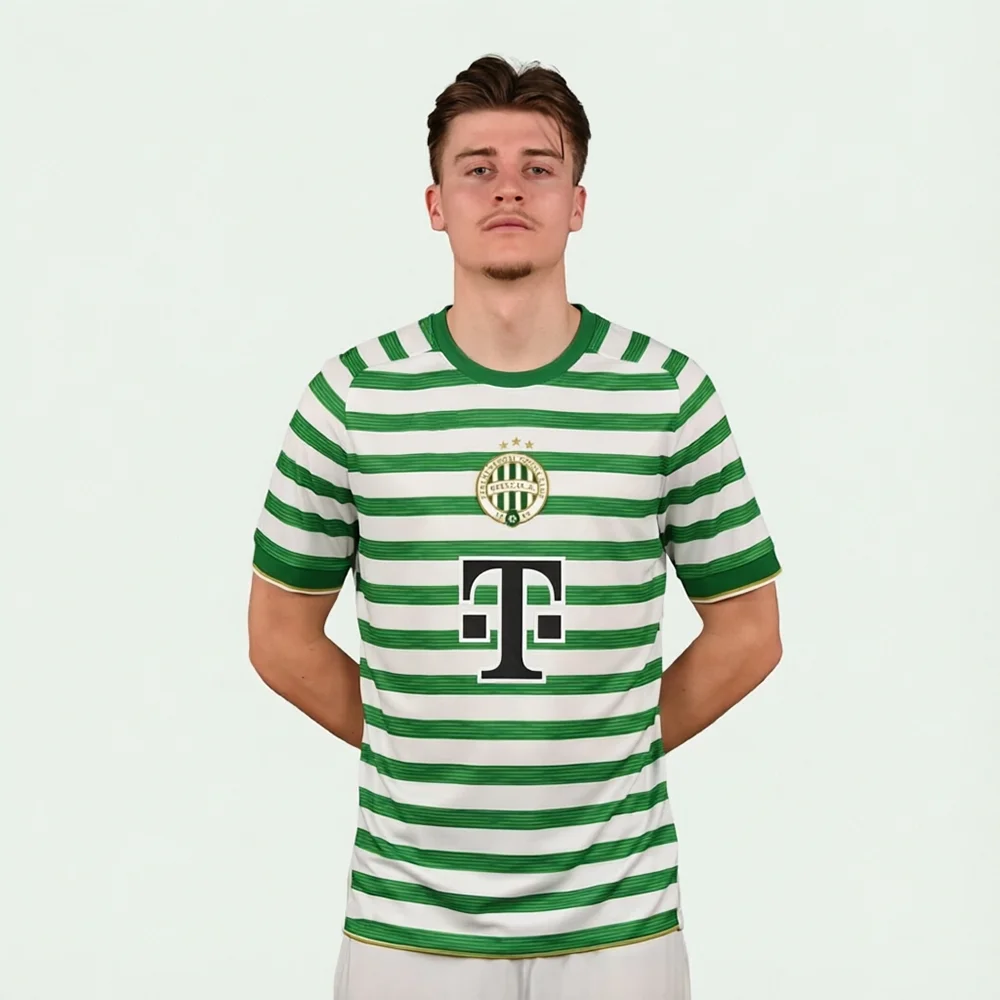 Image of Sommer 2026 Ferencvárosi TC Fußball-T-Shirt für Herren und Damen – Atmungsaktives, schnelltrocknendes Sport-Oberteil für Radfahrer – Bequemes, leichtes T-Shirt