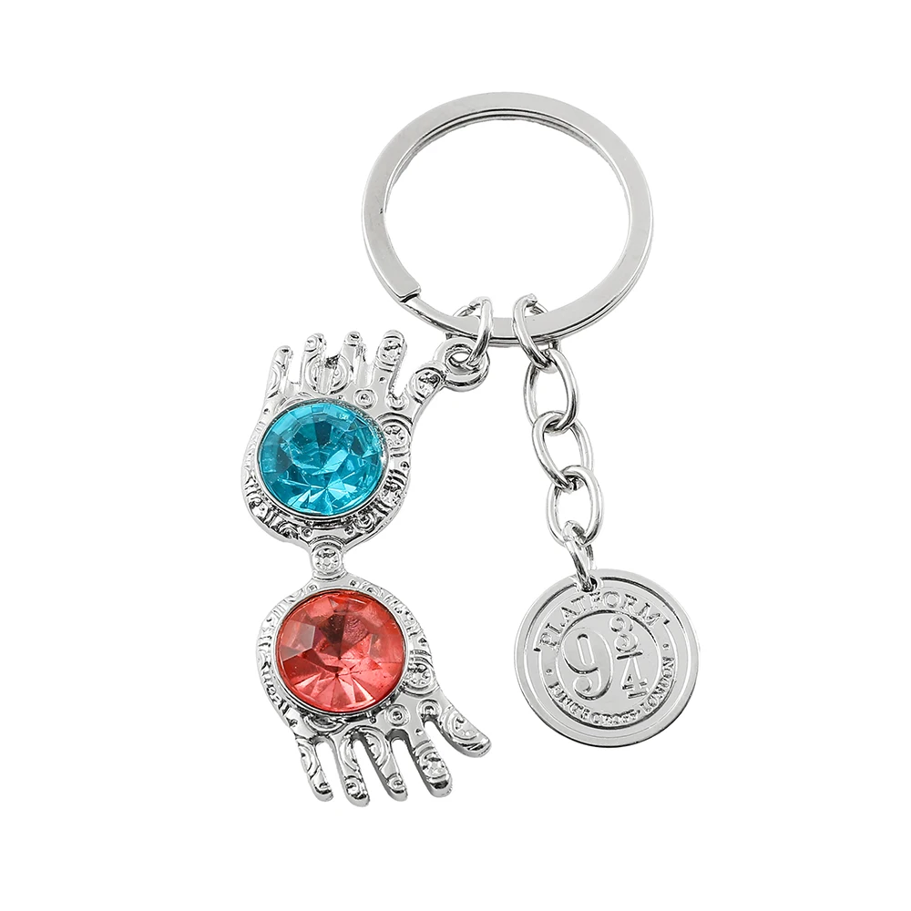 

Брелок для ключей с изображением Луны Лавгуд из фильма, модный, простой, с подвеской из страз, аксессуар для рюкзака для мальчиков и девочек