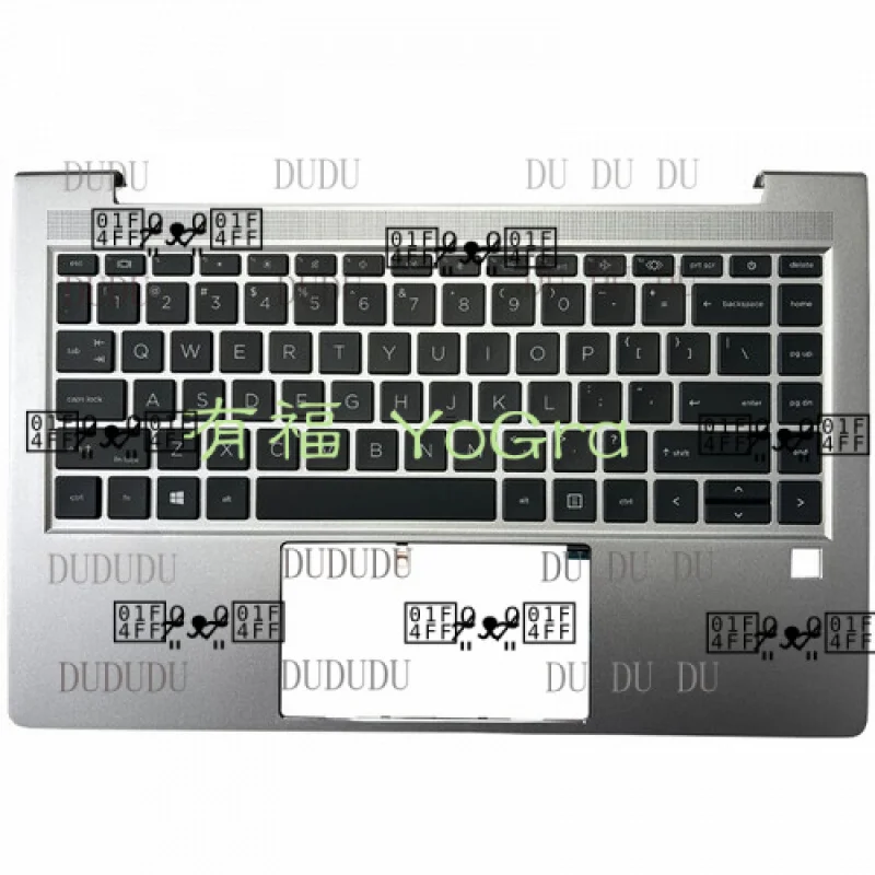 

DDD Laptop NEW FOR HP EliteBook 645 G10 US Keyboard Upper Case Palmrest Cover