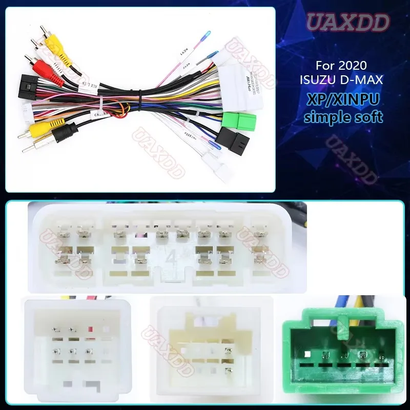 For ISUZU 2001-2016 D-MAX Car Radio Android DVD Stereo Audio Screen Multimedia Video CD Player Navigation Cables Harness Frame