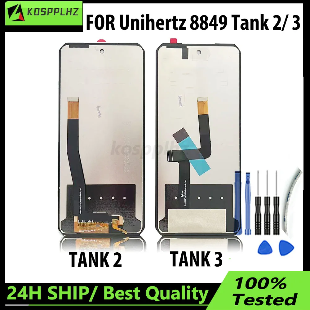 

6.79" For Unihertz 8849 Tank 2 LCD Screen Display Touch Panel Replacement For Unihertz TANK 3 Display + Glue