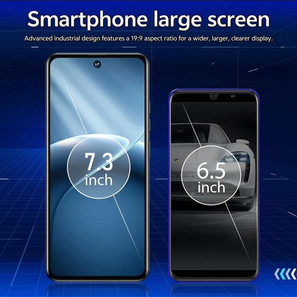 K-Touch Mobile Phones For S26 Ultra Android 15 Smartphone 7.3 Inch Cell Phone 8000mAh Face Unlock 5G Dual SIM 16+48MP Camera Global Version Cellphones