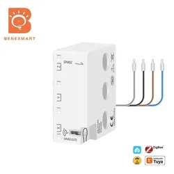 Zemismart 3 Phase 4 Wire Zigbee Power Monitor Sensor Smart Energy Meter Work with Tuya Home Assistant via Zigbee2MQTT 208V 415V