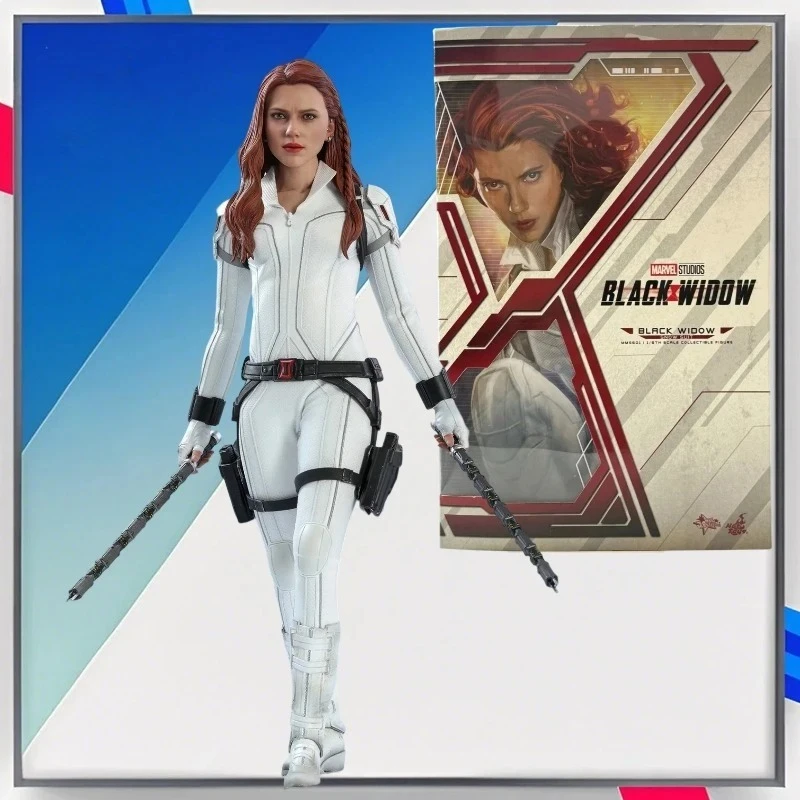 

Stock Hot Toys HT MMS601 Black Widow (Snow Costume) 1/6 Collectible Doll Collection of Model Birthday Toy Birthday Gift Toy