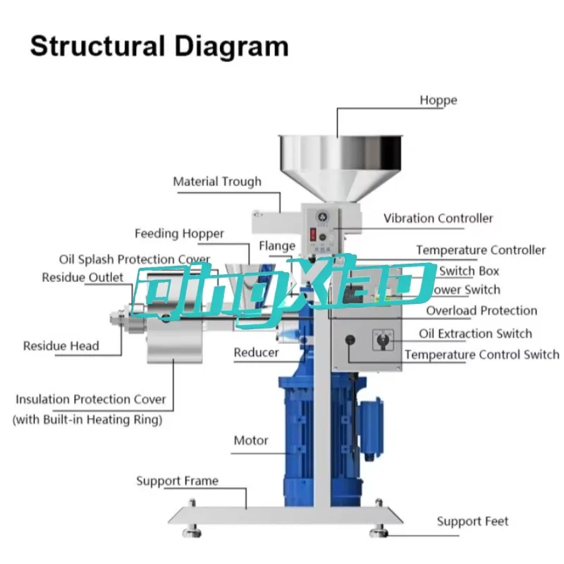 Commercial Oil Press Machine With Plate Frame Filter For Sesame Peanut Mustard Seed Cold Hot Pressing Durable Efficient