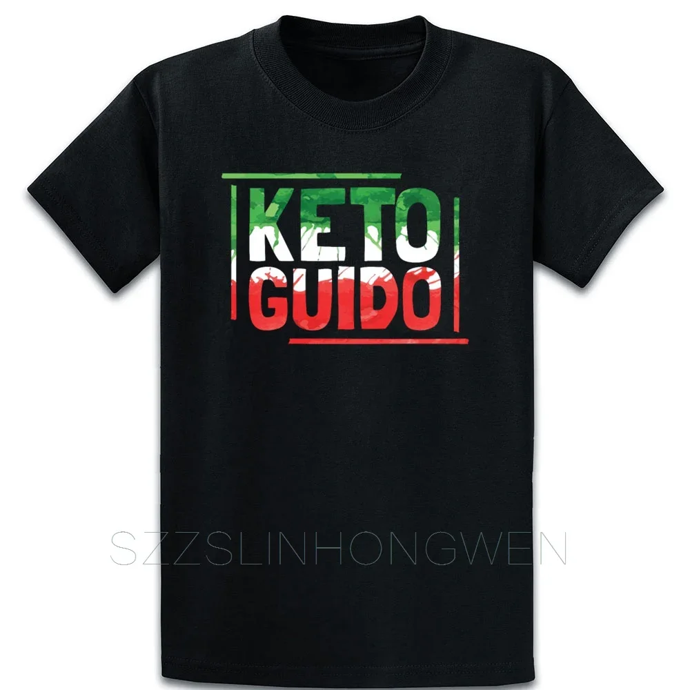 Keto Guido Italian Keto Italia Diet T Shirt Slim Cotton Spring Autumn Personalized Plus Size 5xl Loose Letters Authentic Shirt