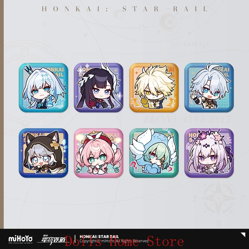 Merchandising ufficiale miHoYo Originale autentico Serie PMZLG Gioco Honkai Star Rail Phainon Castorice Cerydra Ciondolo Distintivo Segnalibro