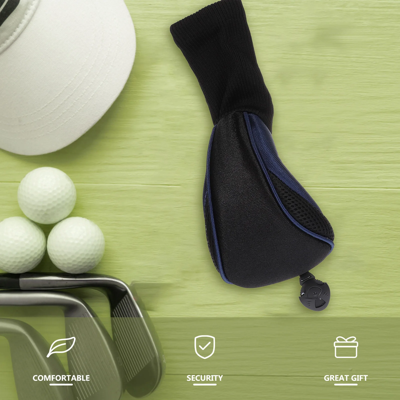 

3pcs For Iron Wood Ut Putter Protection Golf Head Cover Set Lightweight Carry Accessory Club Covers Gift