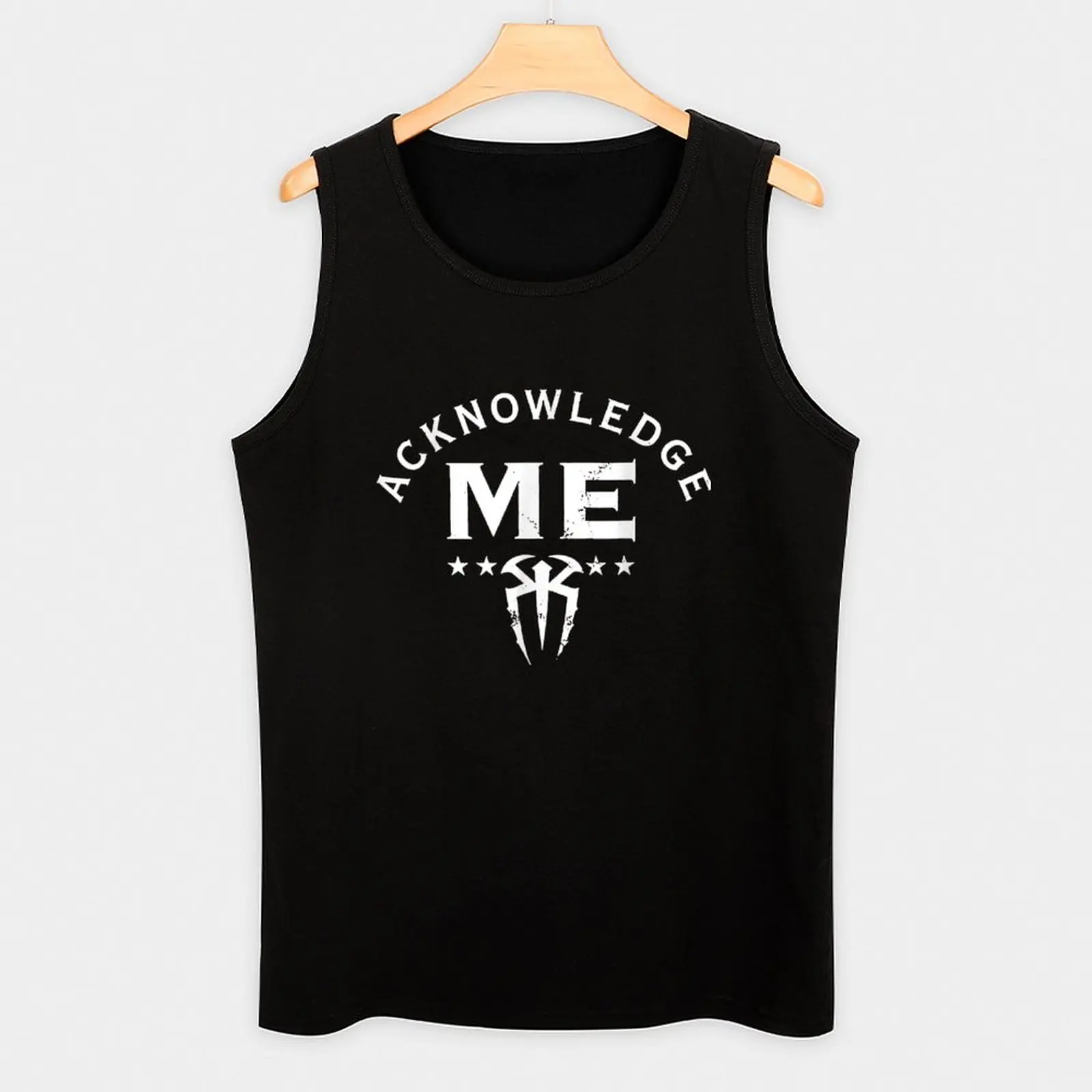 New Acknowledge Me With Stars Tank Top Gym T-shirts for men Muscle fit clothes for men summer