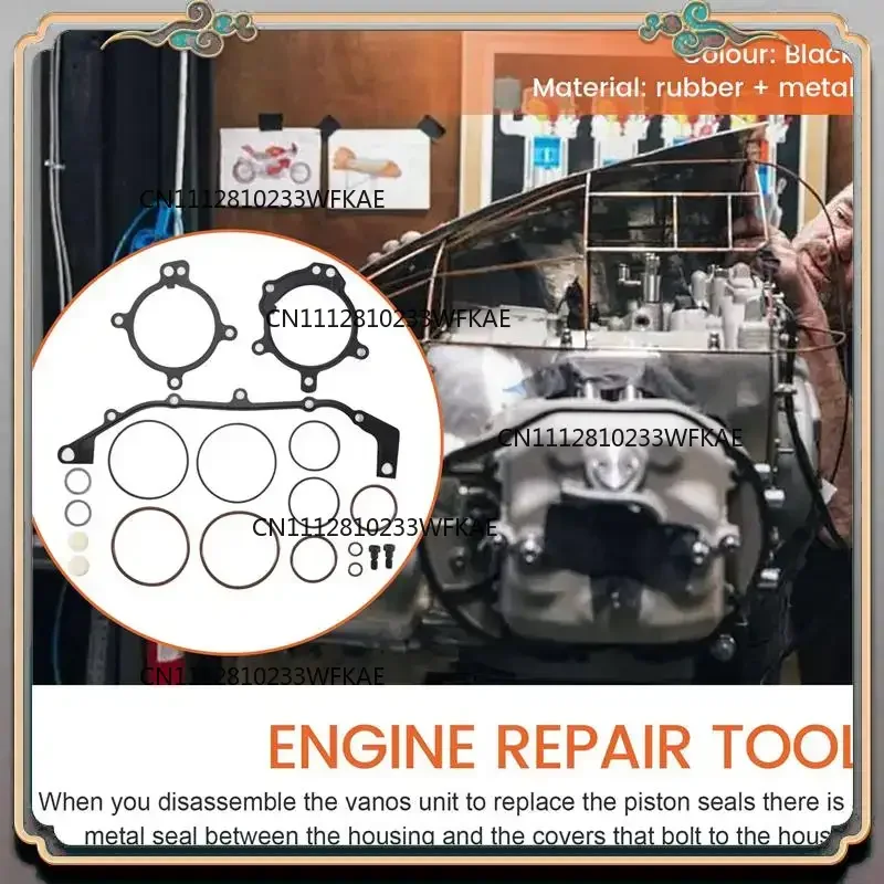 Reliable-For BMW Dual Vanos O-Ring Seal Repair Kit E36 E39 E46 E53 E60 E83 E85 M52tu M54 M56