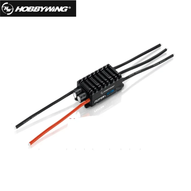 AvaCoreHobbywing FlyFun 110A V5 Speed Controller Brushless ESC 6-14S Lipo With DEO Function HV OPTO SBEC For RC Quadcopter