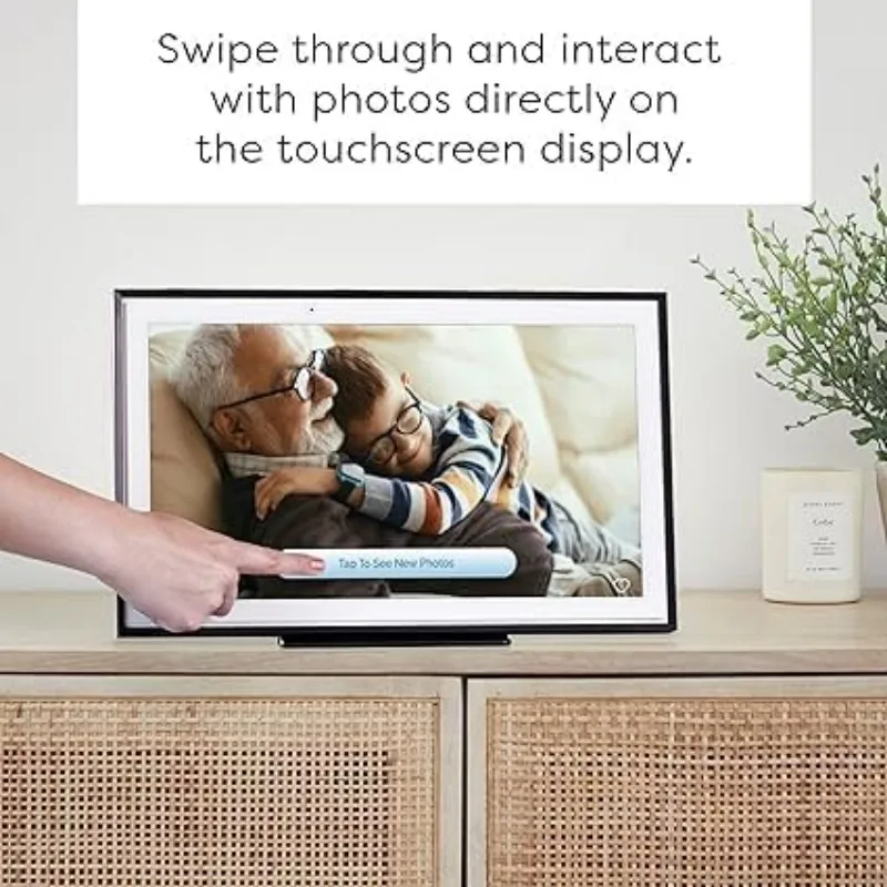 電話機能とwifiを備えたデジタル額縁,タッチスクリーン,写真表示