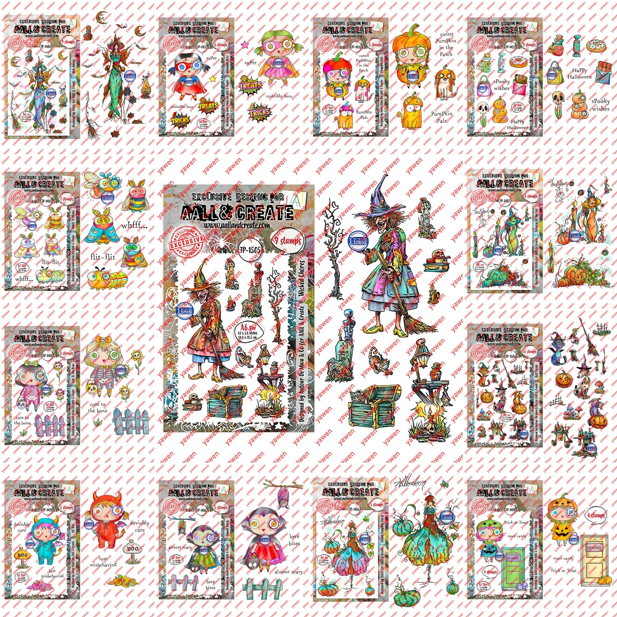 A7 Stamp Set - Candy Overload Stamps For DIY Scrapbooking Crafts Maker Photo Album Template Handmade Decoration 2026 New
