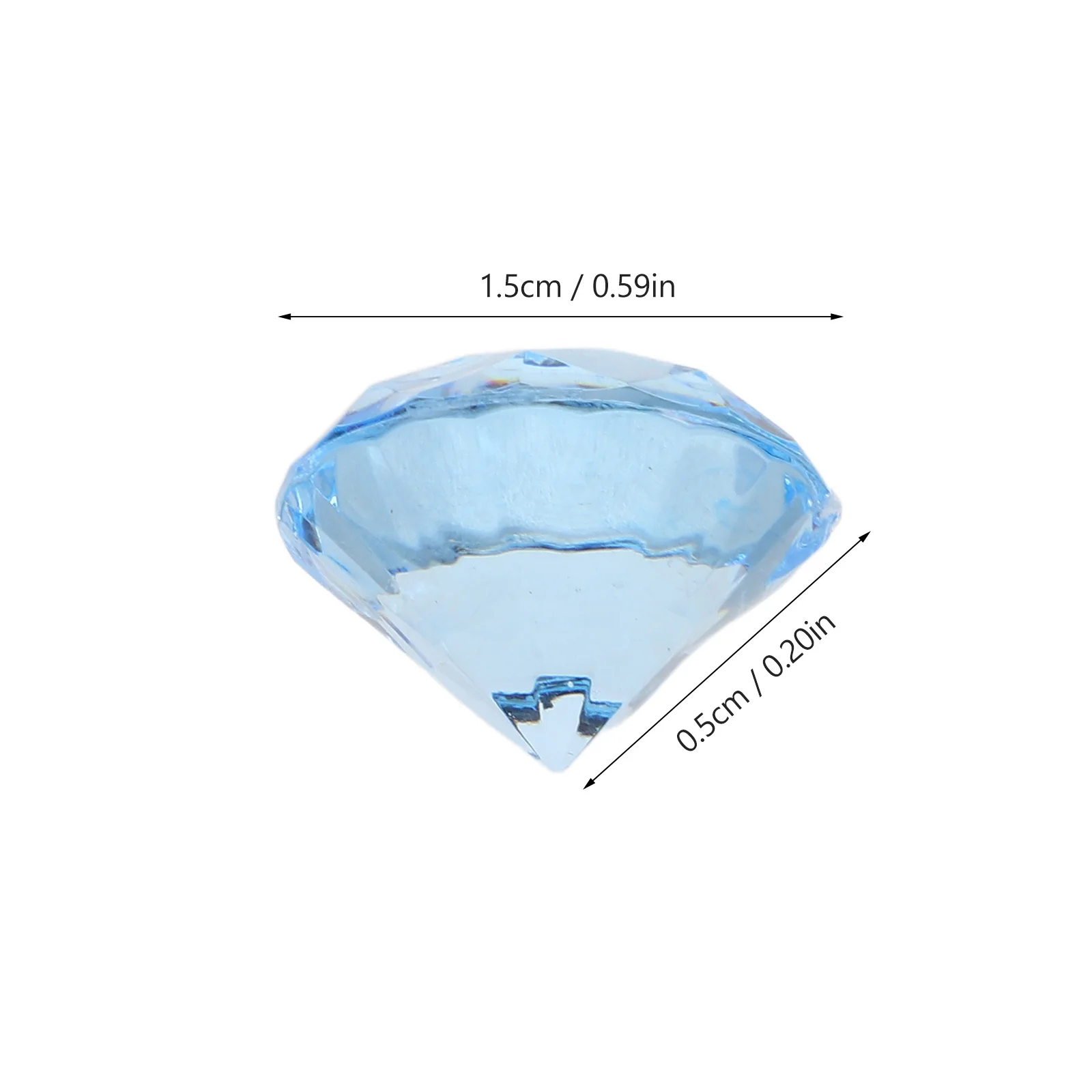 الماس زهرية حشو كريستال اصطناعي الأحجار الكريمة لحفل زفاف ديكور الجدول محور عيد الميلاد زهرية حشو الخرز #6