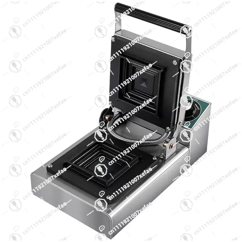 

Single Head Electric Square Sandwich Toaster Non-stick Breakfast Press Commercial Baking Bread Snack Machine