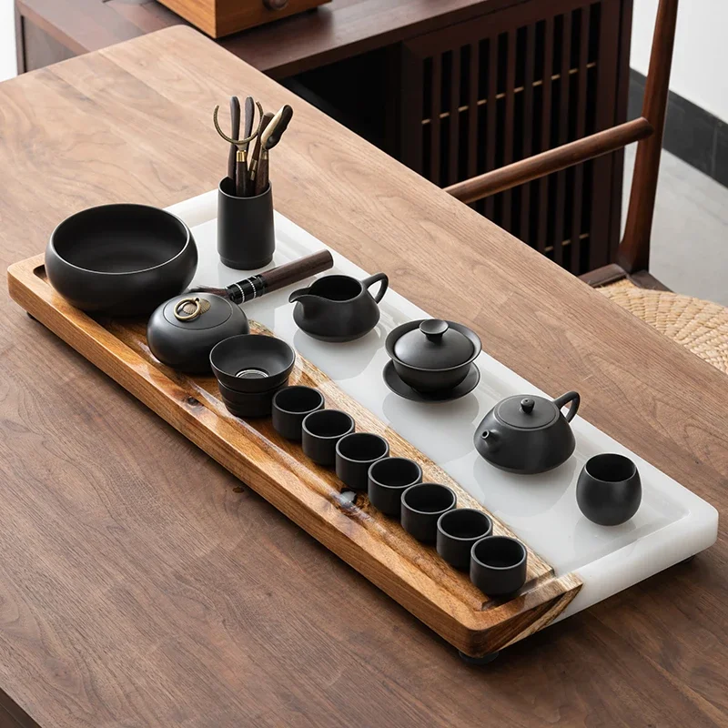 Purple sand tea set