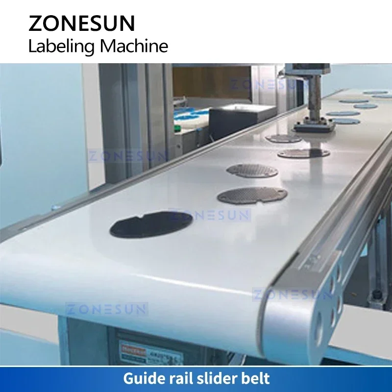 ZONESUN ZS-STB2 Automatic Dual Vision Labeling Machine Flat Surface CCD Alignment Labeler for SFP Module Card