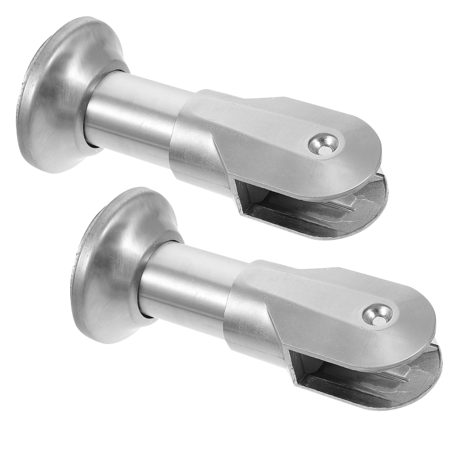 

2 pcs Partition Feet Restroom Stainless Steel Toilet Partition Parts Support Public Restroom Supply Wear-Resistant Alloy