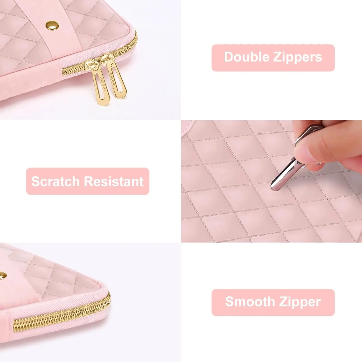 Laptop Bag for Women Sleeve Case for Macbook Air Pro Carrying Bag 13 14 inch Notebook Pouch Briefcases for Lenovo Asus HP Dell