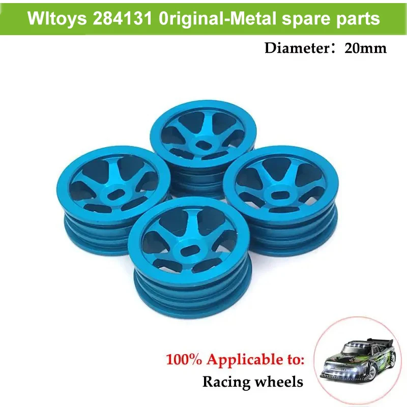 4PCS 26mm Hex Skidproof Rubber Tire  for Wltoys 284131 K969 K979 K989 P929 RC Car PRO Upgrade 1/28 RC Monster Truck Wheel Parts