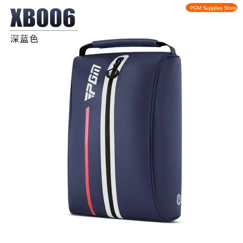 

Pgm Golf Shoe Bag New Waterproof PU Leather Shoe Bag Men's and Women's Ultra Lightweight Portable Mini Breathable Golf Supplies