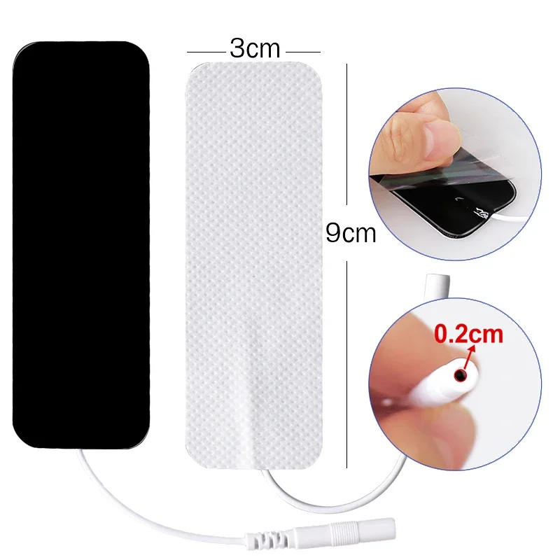 3x9cm 5x9cm Electrode Pads Gel For Tens Acupuncture Physiotherapy Machine Slimming Pulse Ems Muscle Stimulator Massager Sticker