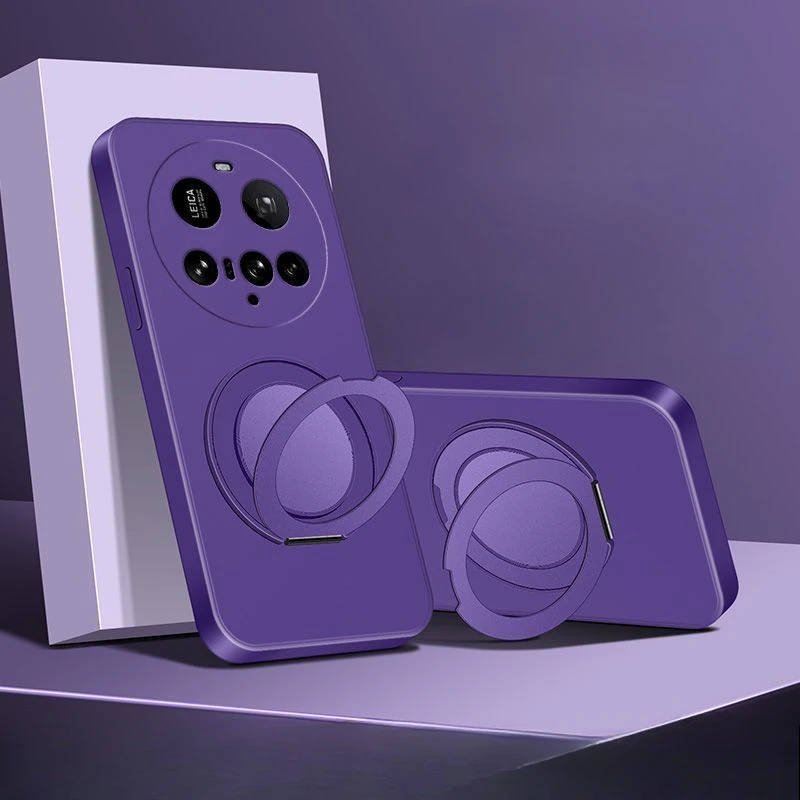 

Для Xiaomi 15 ультра жидкий силиконовый магнитный чехол для телефона с поворотным кронштейном для Mi 15Ultra 15 ULTRA Защитная задняя крышка для объектива