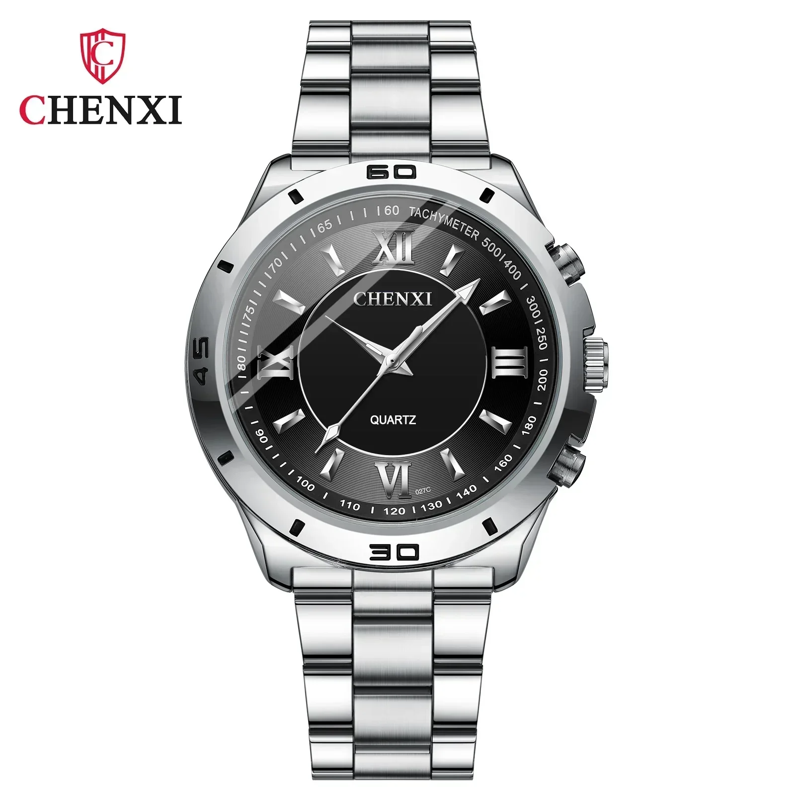 

Chenxi 027C Brand Steel Band Couple Quartz Watch Wristwatch Mens Relogios Feminino