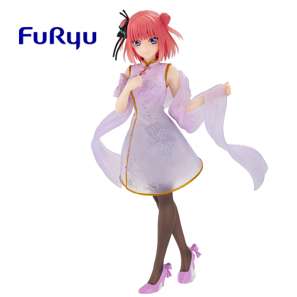 In Stock FuRyu The Quintessential Quintuplets Nakano Nino China Princess Original Anime Figure Pvc Model Collectible Toys 18Cm