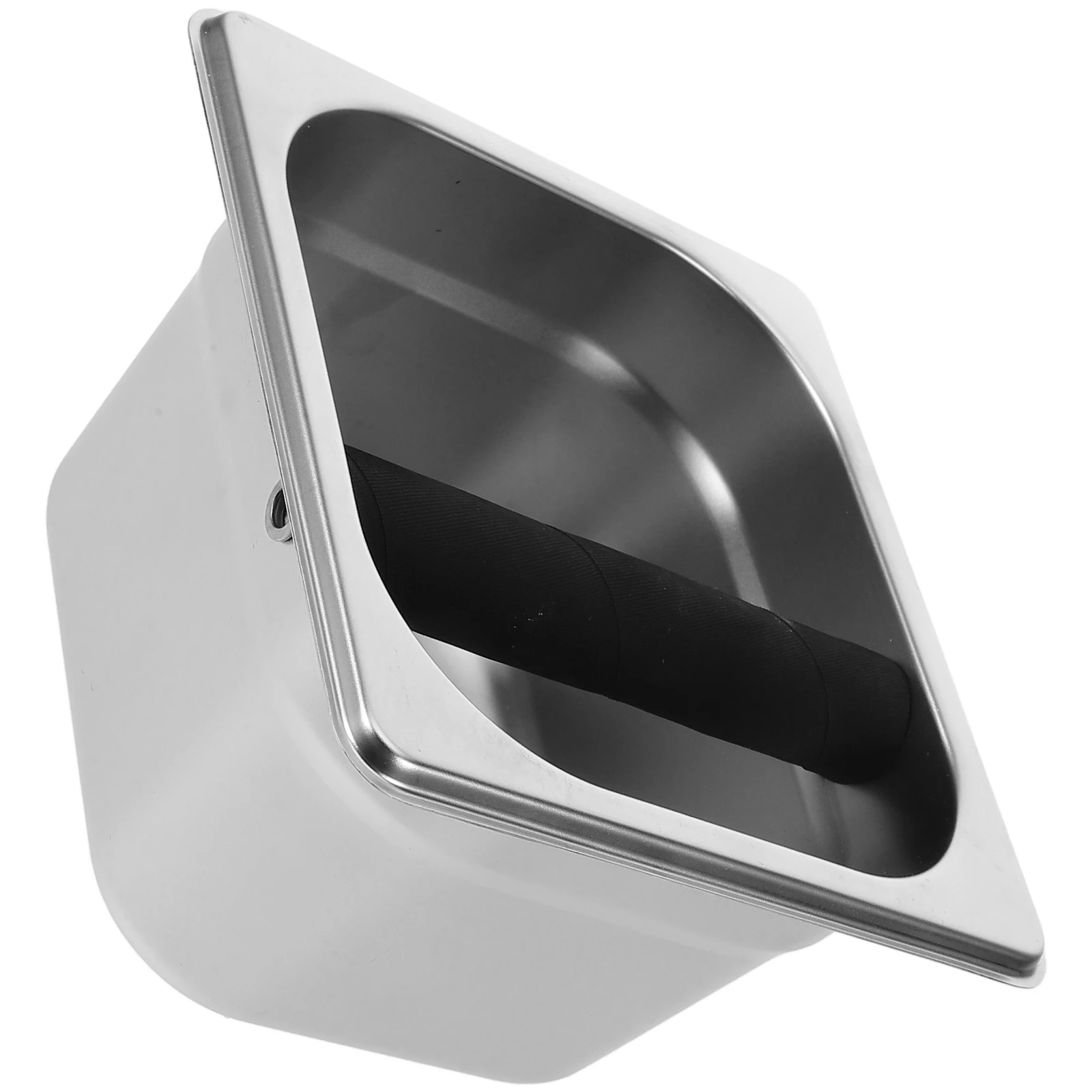 

Stainless Steel Espresso Accessories Small Size Home Kitchen For Espresso Coffee Ground OfficeUsed Container