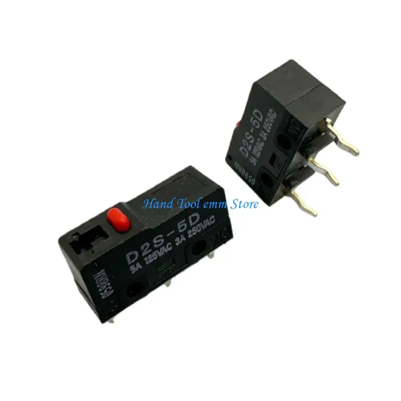 H37F 4Pcs D2S-5D Small Switcher With High Sensitivity Plastic Shell Subminiature Switcher For Electronic Limit Reset Control