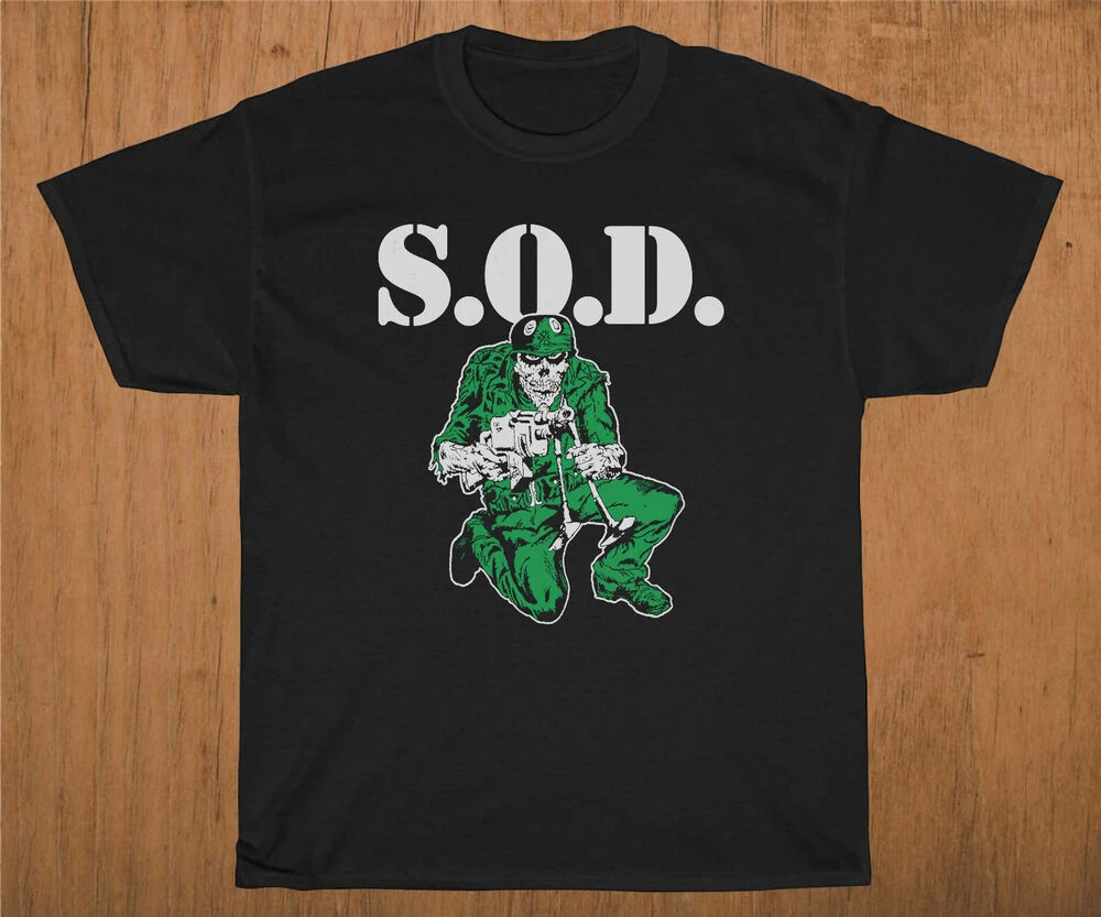 S. o. D.ストームトルーパー男性と女性のための万能Tシャツ、ツアーロックバンド、カジュアルストリートウェア、トレンディな毎日夏