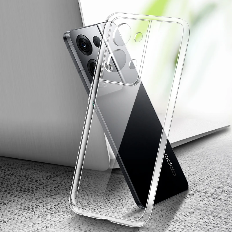 Ultrathin Clear Phone Case Cover for OPPO Reno 8 Pro Plus Lite 8T 8Z 4G 5G Soft TPU Transparent Armor Crystal Accessories Fundas