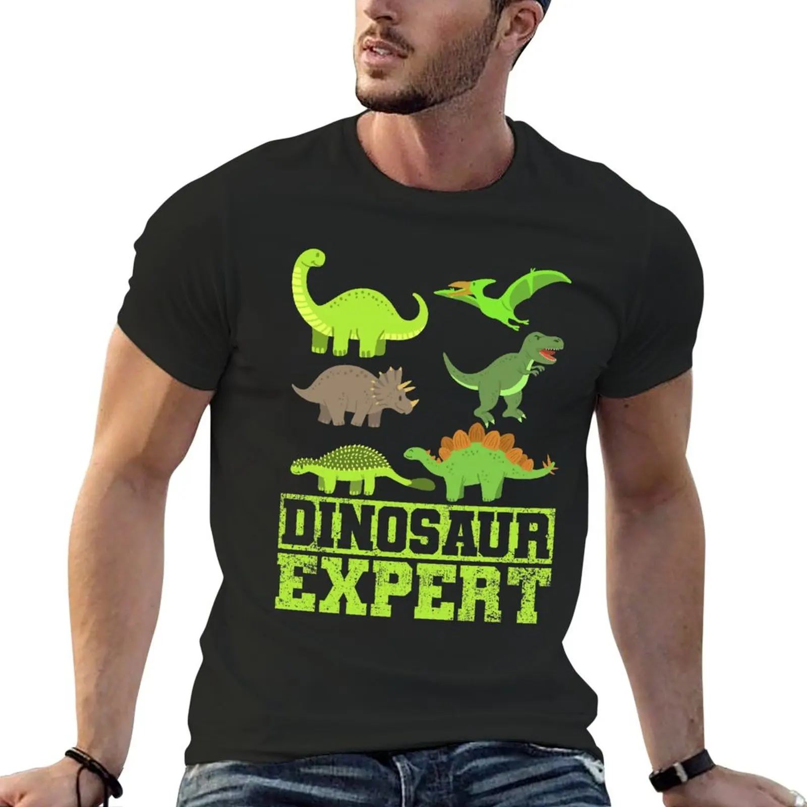 Dinosaur Paleontologist T-Shirt sweat anime t shirts mens t shirt