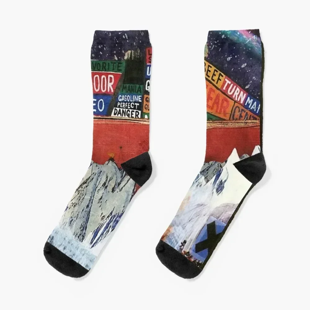 WALLPAPPER WALLPAPPER Socks FASHION aesthetic cool Hiking boots Woman Socks Men's