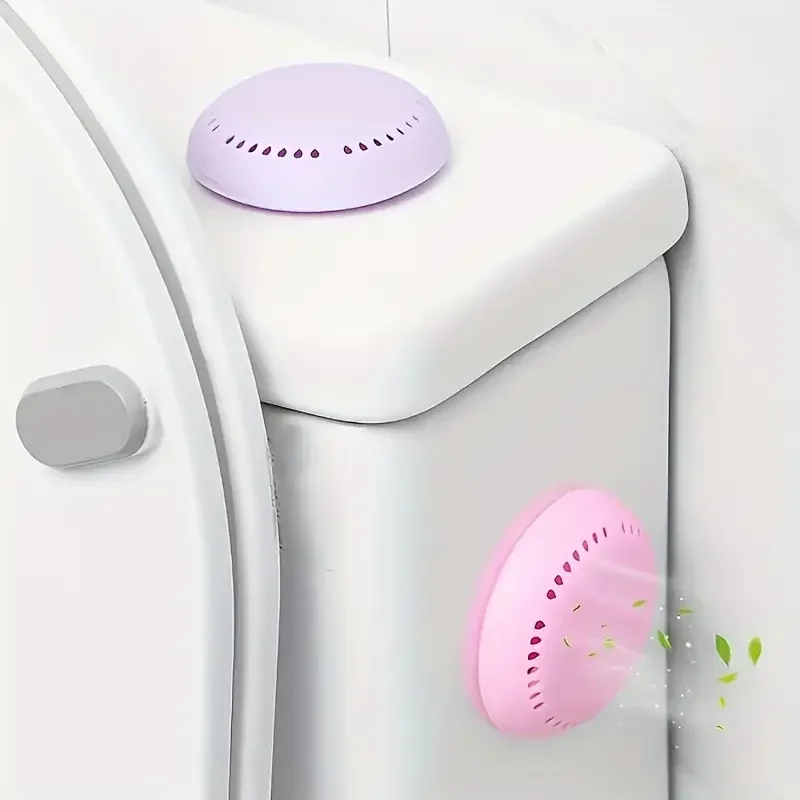 Round Solid Air Fresheners Toilet Aromatherapy Lasting Deodorization Solid Air Freshener for Bedroom Wardrobe Car Household