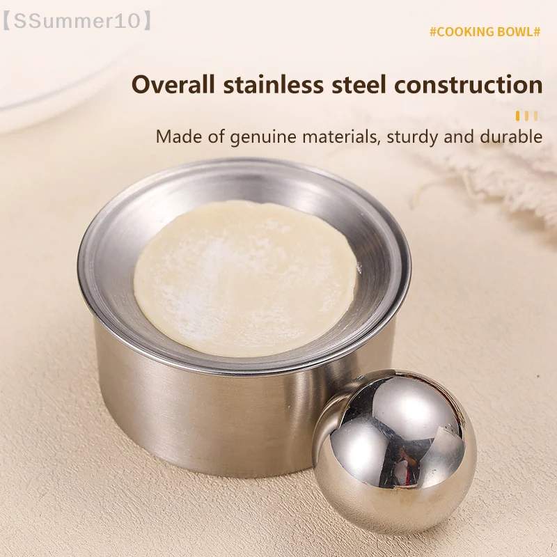 Kitchen Roll Baking - 【SSummer10】Stainless Steel Dumpling Dough Presser Mold
