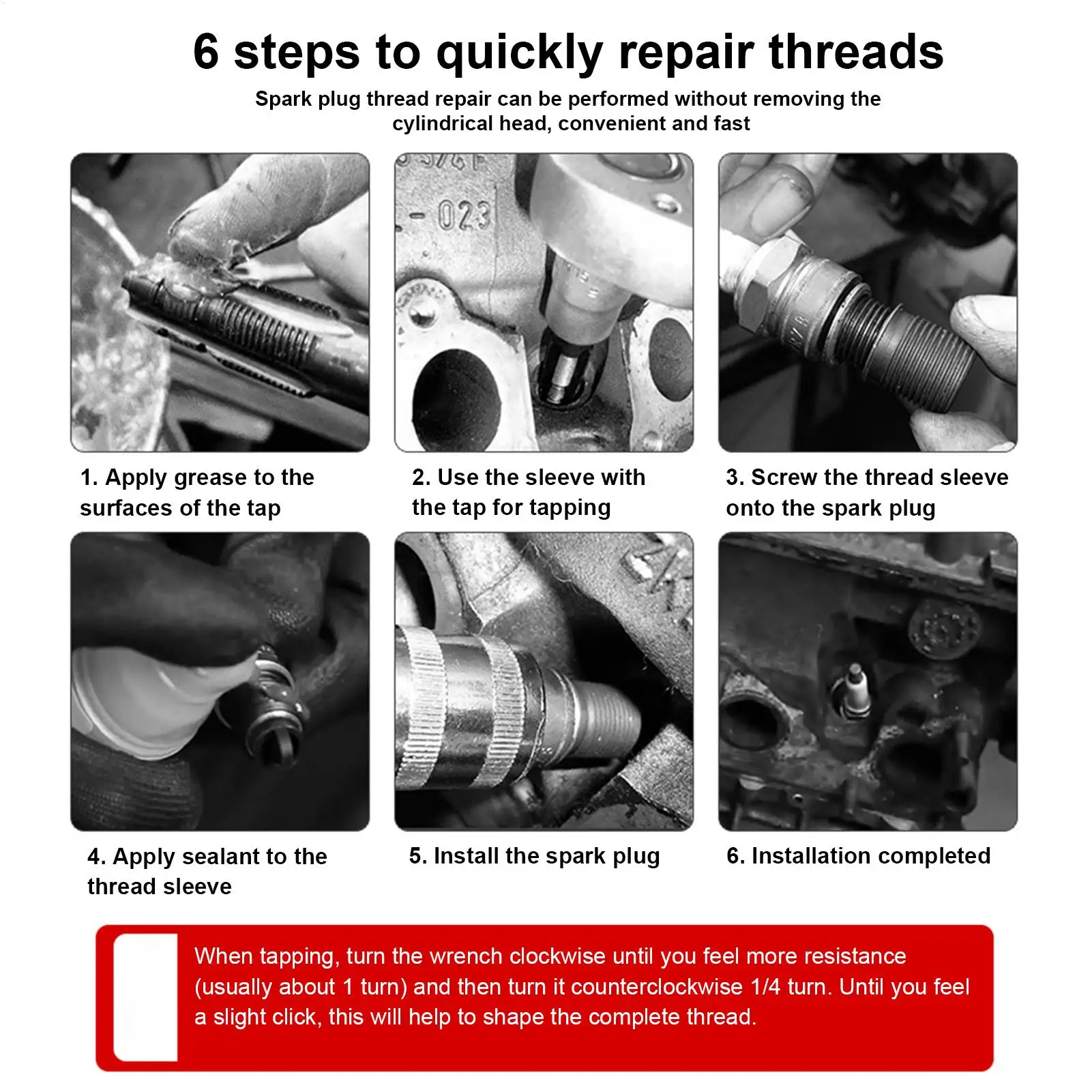 طقم تصليح المكونات 16 قطعة Helicoil الحنفية المهنية التوصيل الموضوع طقم تصليح مع حقيبة محمولة لشاحنة سيارة Suv Rv سيدان