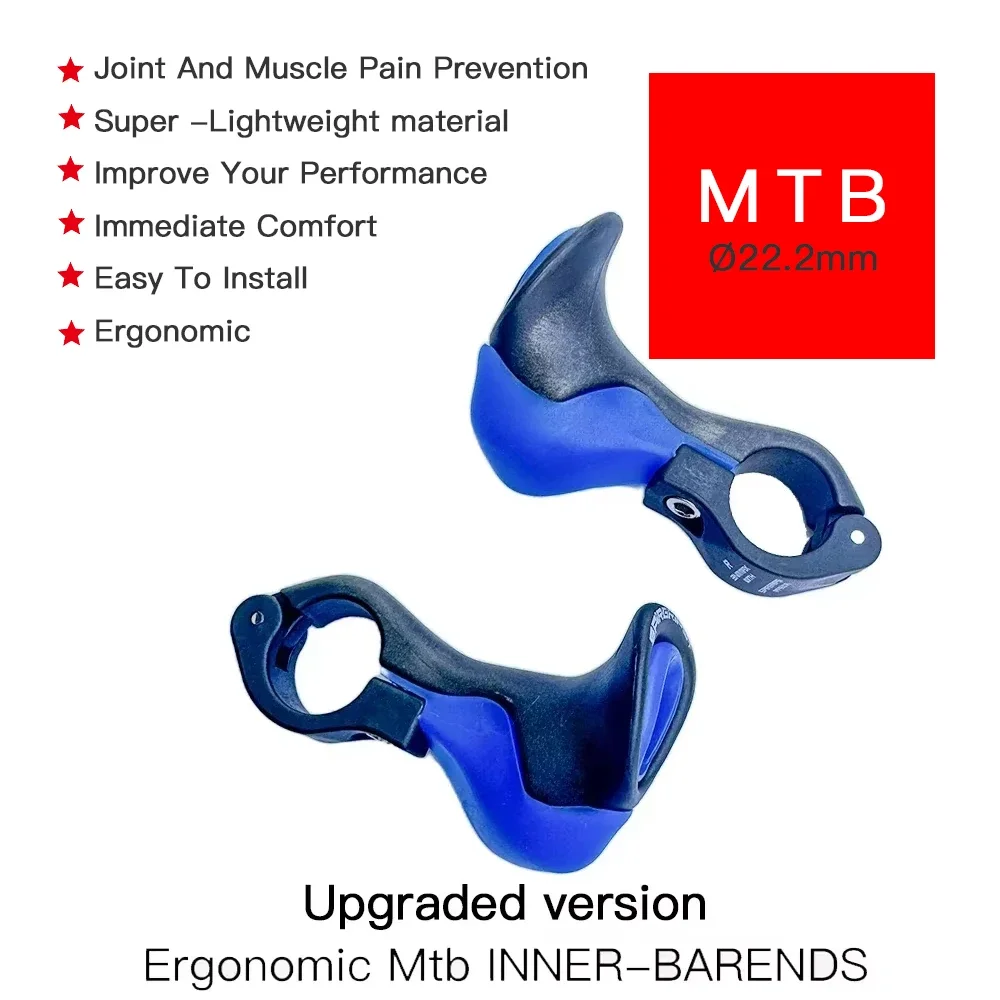 Ergonomisch gestaltete MTB-Fahrrad-Lenkerenden für Mountainbikes, Rennräder, Gravelbikes und Citybikes – Fahrradteile