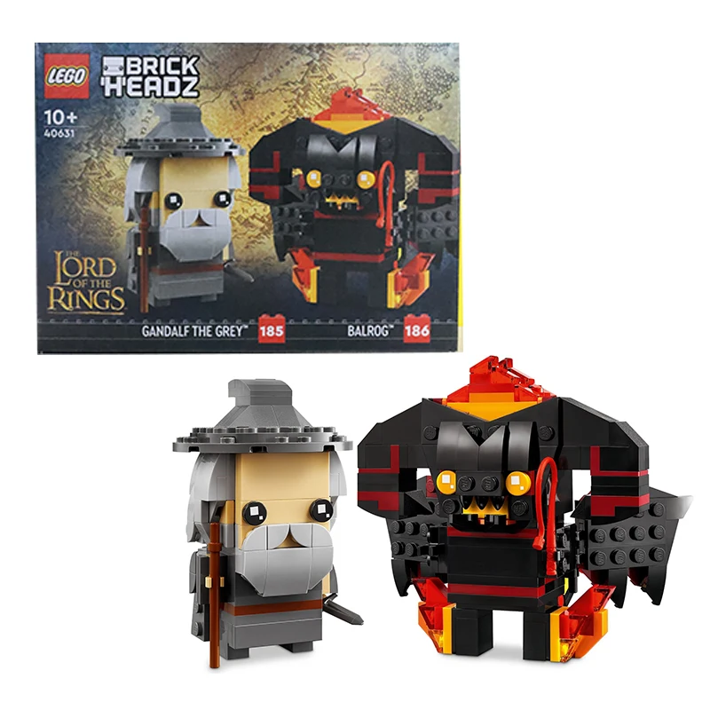 LEGO 40631 BrickHeadz Gandalf il Grigio e Balrog: Un’Esperienza di Costruzione Unica per Appassionati di Fantasy