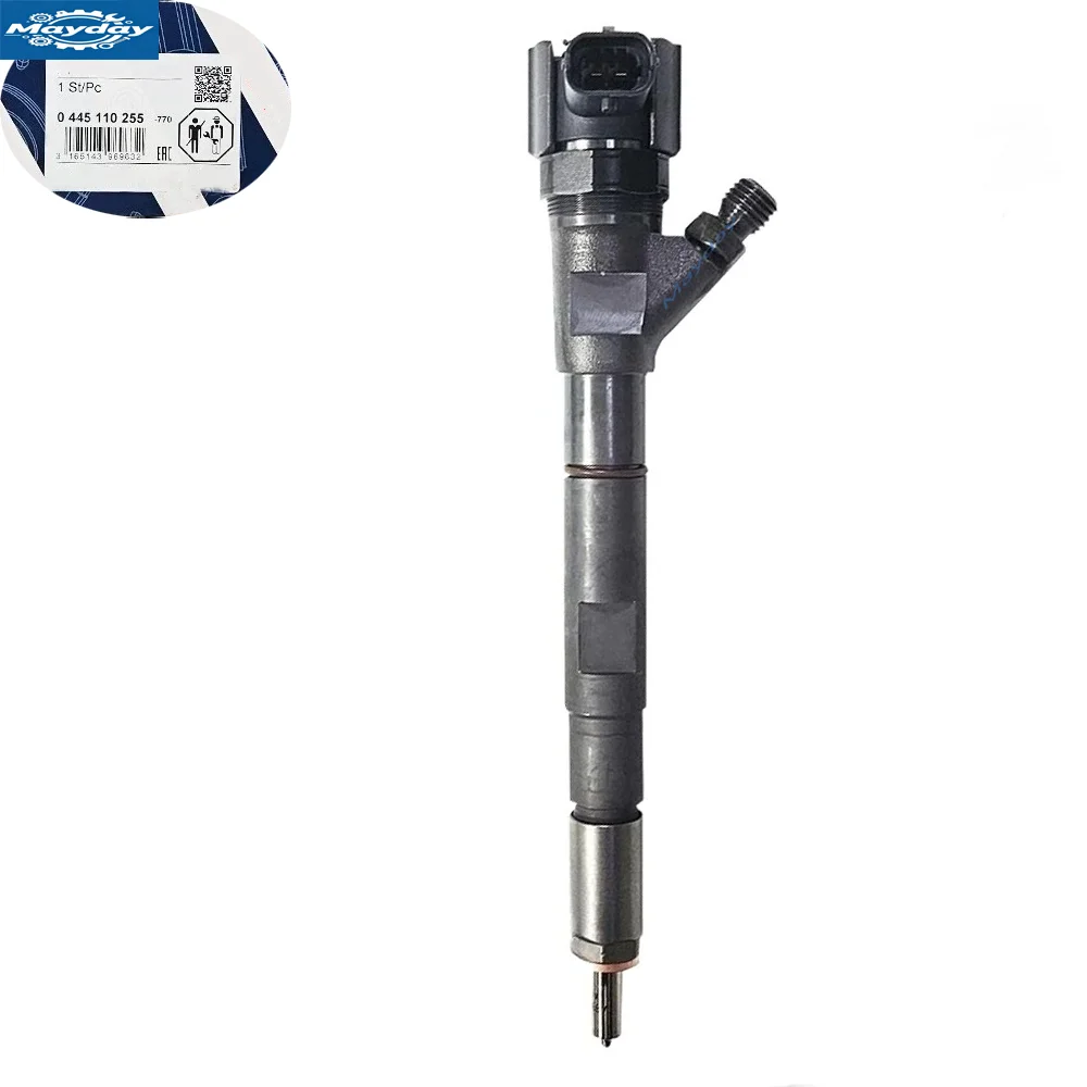 OEM Bosc-h 0445110255 New Fuel Injector For Hyunda-i Ki-a Cerat-o Hatchbac-k 1.6 CRDi