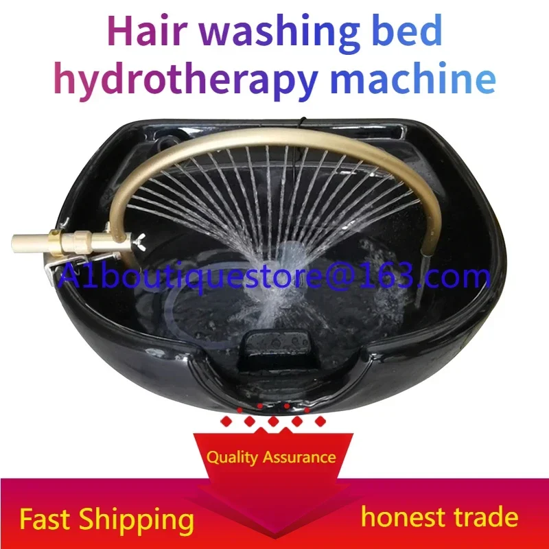 

Hair Salon Flush Bed Mobile Tea Bran Water Circulation Hair Therapy Apparatus Shampoo Bed Installation Head Soup Spa Machine