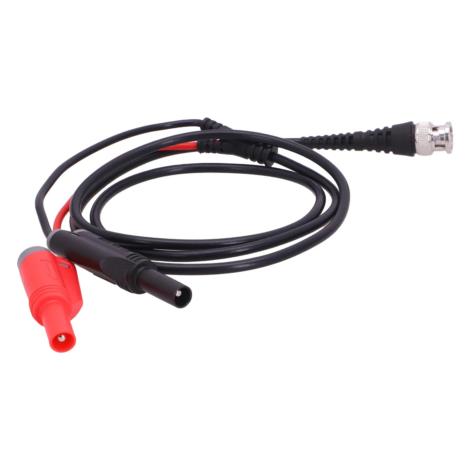 BNC to Dual Bananas Connection Cables High Performance Testing Leads in a Pack of Two at a Total Length of 120cm Each