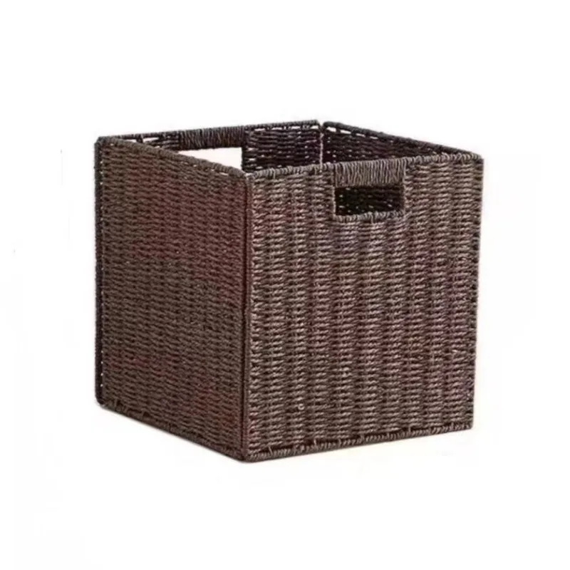 

Nordic folding storage basket box play furniture lattice cabinet drawer frame storage basket porch snack storage box