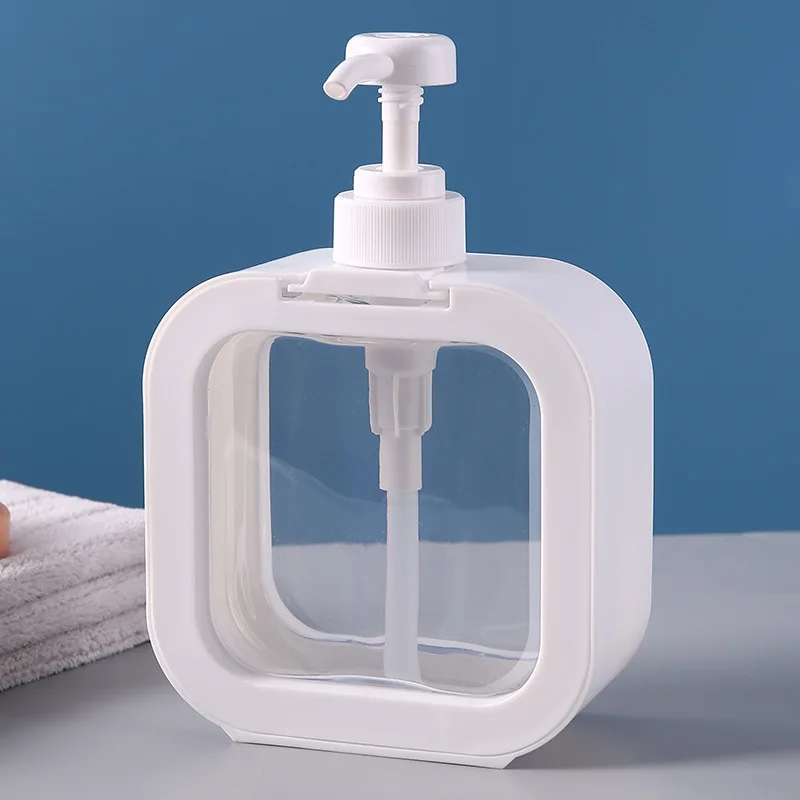 1 PC 300ml/500ml Bathroom Soap Dispenser Refillable Lotion Shampoo Shower Gel Holder Portable Travel Dispenser Empty Bath Pump