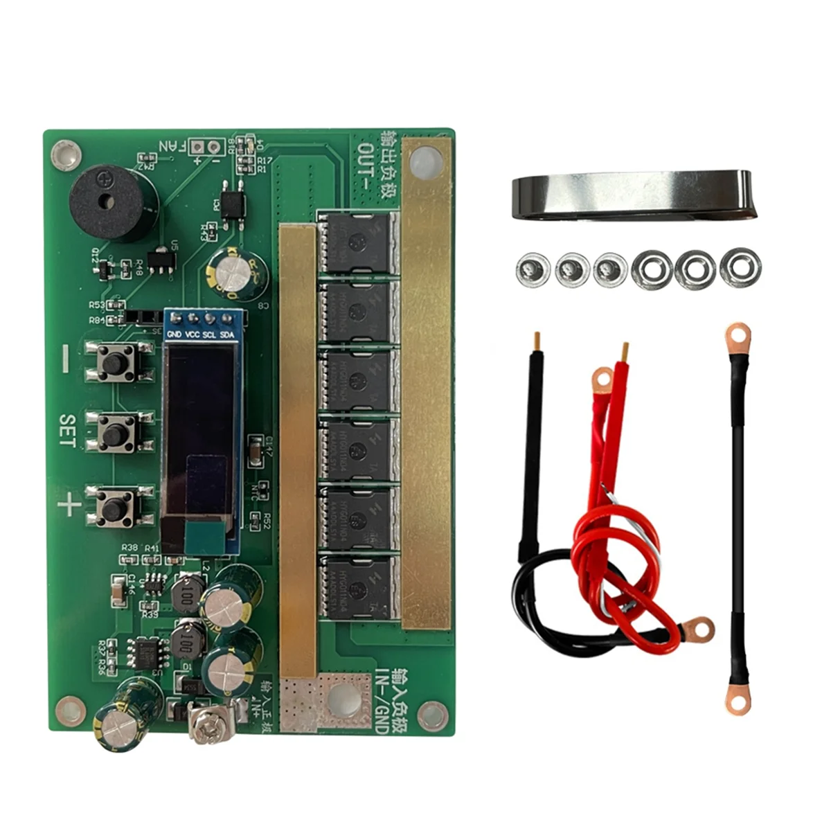 デジタルディスプレイスポット溶接機制御ボードセット,PCB回路基板,リチウム電池用インテリジェント,12V, 18650