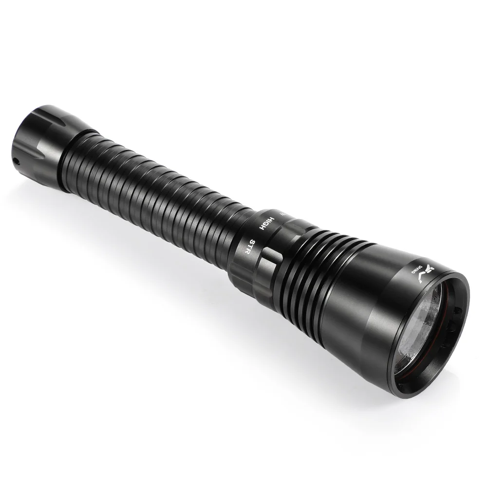 New Super Bright XHP70.2 LED Powerful Scuba Diving Flashlight 100M Waterproof Tactical Catching Fish Dive Hunting Torch Lamp