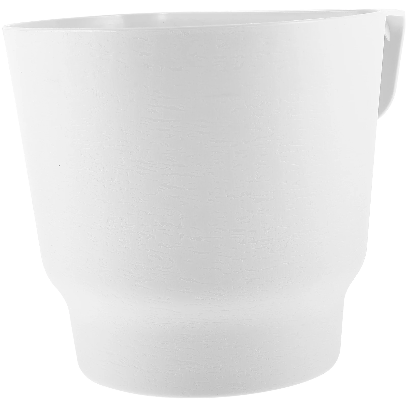 

Hanging Plant Pots Thickened Base with Water Tray for Succulents Indoor Balcony Railing Planter White Flower Pot Decor